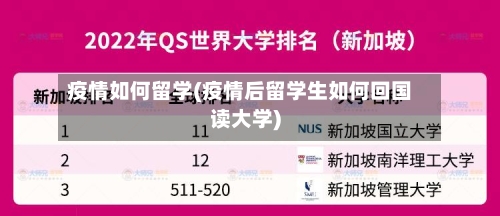 疫情如何留学(疫情后留学生如何回国读大学)-第3张图片