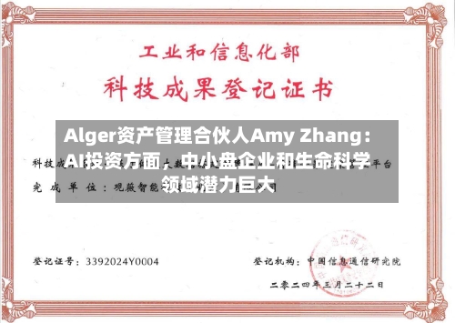 Alger资产管理合伙人Amy Zhang：AI投资方面，中小盘企业和生命科学领域潜力巨大-第2张图片
