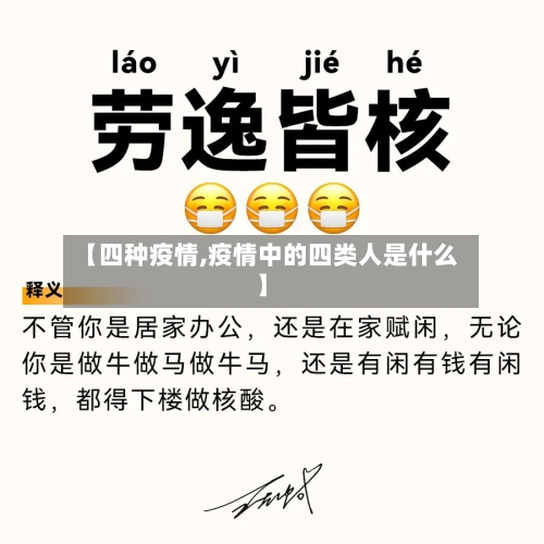 【四种疫情,疫情中的四类人是什么】