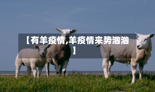【有羊疫情,羊疫情来势汹汹】