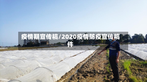 疫情期宣传稿/2020疫情防疫宣传稿件-第3张图片