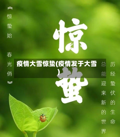 疫情大雪惊蛰(疫情发于大雪)